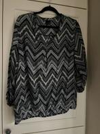 Blouse shirt zwart/grijs Merk Dreamstar Maat 46, Kleding | Dames, Blouses en Tunieken, Ophalen of Verzenden, Zo goed als nieuw