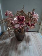 robuuste bronskleurige vaas, Ophalen of Verzenden, Gebruikt, Binnen