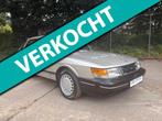 Saab 900 S 16V met airco automaat in unieke staat, Stof, Gebruikt, Beige, 4 cilinders