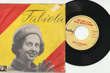 1960 Huwelijk Boudewijn en Fabiola Vinylgrammofoonplaat beschikbaar voor biedingen
