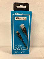 Nieuw! Trust laadkabel / datakabel usb to Lightning 1 meter, Ophalen, Nieuw, Apple iPhone