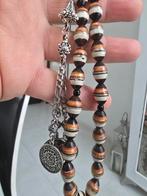 ✨ Gebedsketting/Tasbih met munten ✨, Bruin, Ophalen of Verzenden, Zo goed als nieuw, Overige materialen