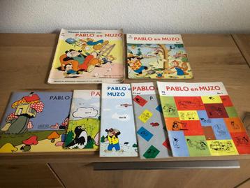 Pablo & Muzo (Arnal/Olivier) 7 delen allen 1e druk 1957/1958 beschikbaar voor biedingen