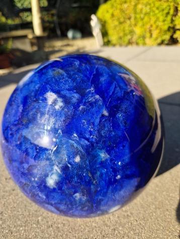 Blauwe andara bol (blauw opaal) beschikbaar voor biedingen
