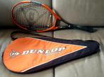 Tennis racket Dunlop met hoes, Sport en Fitness, Tennis, Racket, Ophalen of Verzenden, Zo goed als nieuw, Dunlop