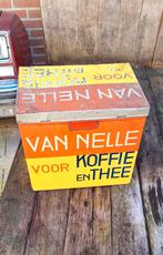 Oud winkelblik van Van Nelle voor koffie en thee., Verzamelen, Blikken, Ophalen of Verzenden, Gebruikt, Koffie, Van Nelle