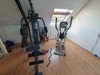 Krachtstation unit & Crosstrainer, Sport en Fitness, Krachtstation, Gebruikt, Ophalen of Verzenden, Metaal