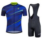 Fietskledingset Buzz blauw/fluor/geel zwart  TOP MODEL, Verzenden, Info@gowapromotions.com, Nieuw, GOWA