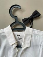 Nette witte blouse met vlinderdas - maat 158/164, Ophalen, Zo goed als nieuw, Jongen