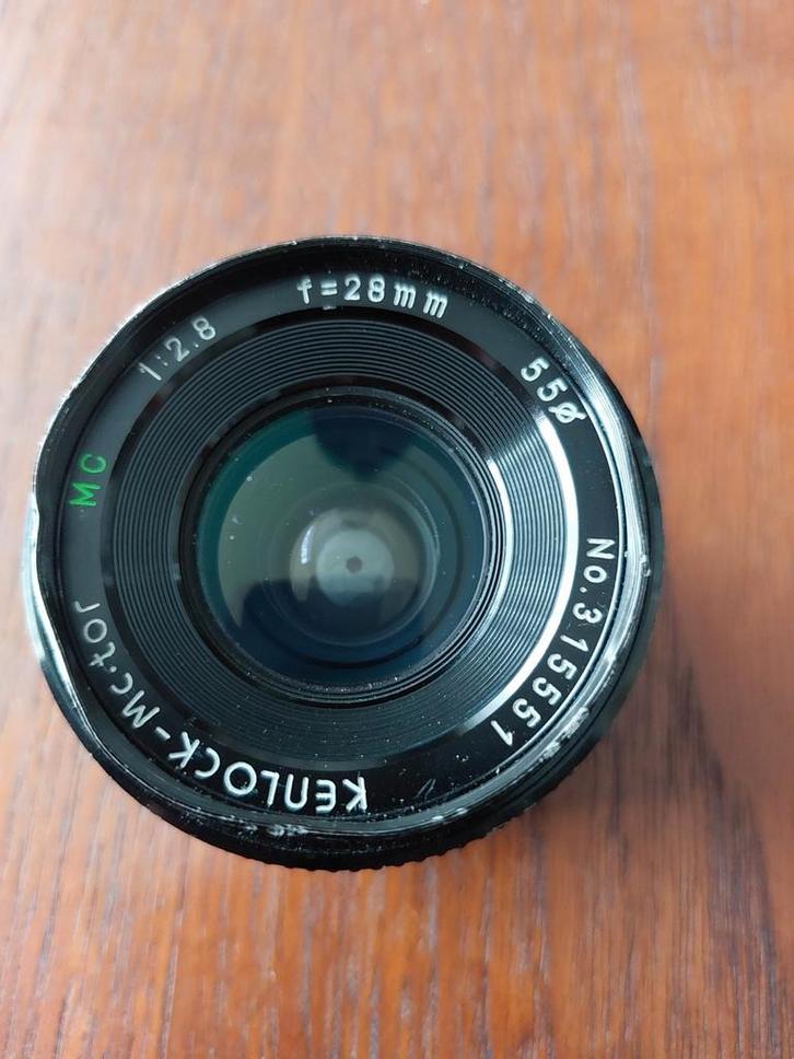 Kenlock MC-Mctor f=28mm f 1:2:8 Lens, Audio, Tv en Foto, Fotografie | Lenzen en Objectieven, Gebruikt, Standaardlens, Ophalen of Verzenden