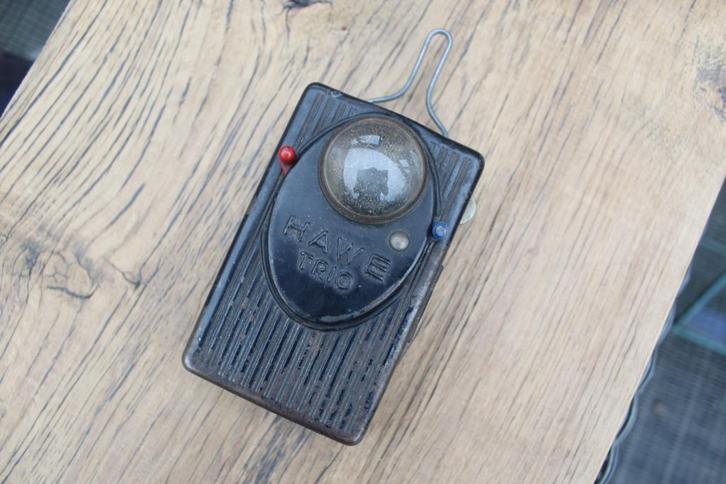 + Duitse Wehrmacht Zaklamp Hawe Trio Werkend & Compleet +, Verzamelen, Militaria | Tweede Wereldoorlog, Duitsland, Ophalen of Verzenden
