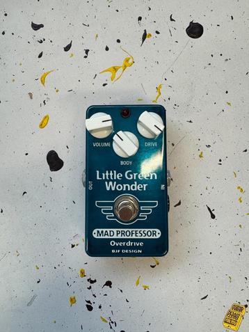 Mad Professor Little Green Wonder Overdrive Pedal beschikbaar voor biedingen