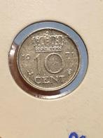 10 cent 1971, gladde rand ! (K5), 10 cent, Ophalen of Verzenden