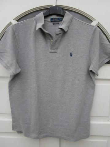 Ralph Lauren polo grijs maat M, kort model beschikbaar voor biedingen