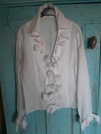 Alma Mater witte strikken blouse maat 42, Ophalen of Verzenden, Zo goed als nieuw, Maat 42/44 (L), Wit