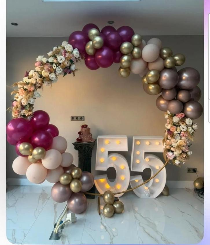 Wij verhuren alle lichtcijfers en lichtletters, Hobby en Vrije tijd, Feestartikelen | Verhuur, Zo goed als nieuw, Geboorte of Huwelijk