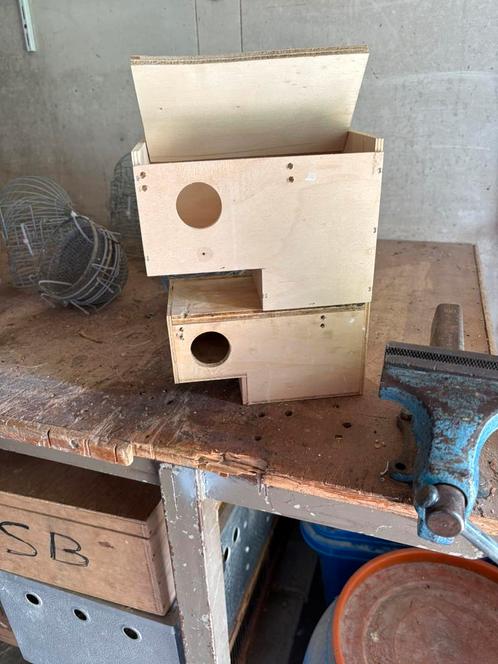 Nestkastjes tropen / kanaries / grasparkieten., Dieren en Toebehoren, Vogels | Hokken en Kooien, Gebruikt, Broedkooi of Kweekkooi