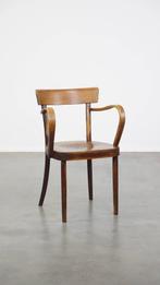 Vintage bentwood Thonet stijl café stoel uit de jaren ’40, Huis en Inrichting, Stoelen, Ophalen, Gebruikt, Bruin, .