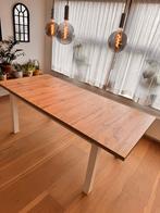 Dinning Table (Eettafel) Oak (eik) extendable (uitbreidbaar), Ophalen, Gebruikt, Eikenhout, 200 cm of meer