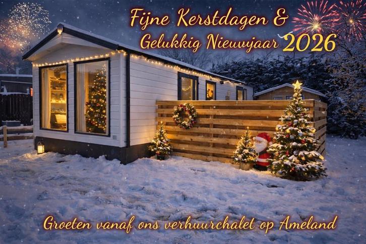 Te huur 4 pers. Chalet Buren Ameland op Klein Vaarwater, Caravans en Kamperen, Verhuur