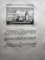 083 / Warmond de Kerk Kopergravure 1731, Antiek en Kunst, Kunst | Etsen en Gravures, Ophalen of Verzenden