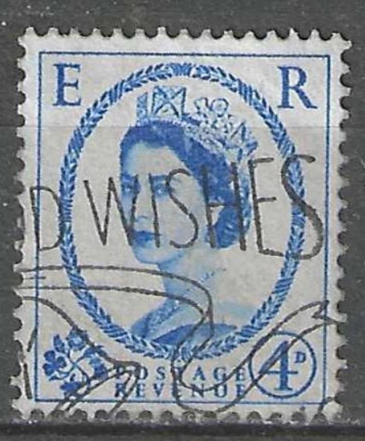 Groot-Brittannie 1952-1954 - Yvert 268 - Elisabeth II (ST), Postzegels en Munten, Postzegels | Europa | UK, Gestempeld, Verzenden