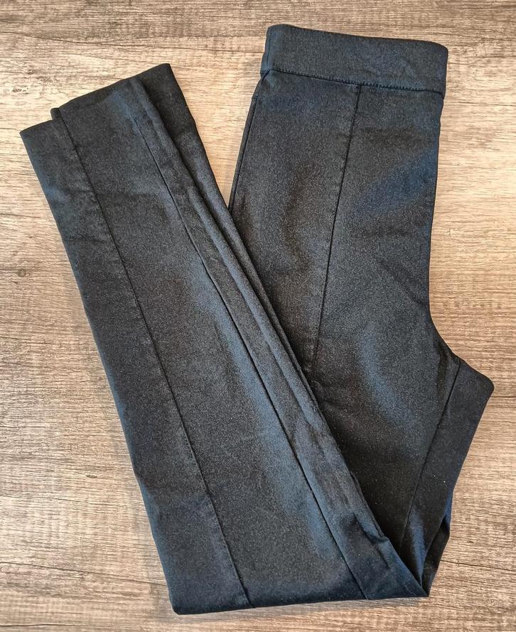 Feestelijke H&M Skinny broek met glitter effect, Kleding | Dames, Broeken en Pantalons, Zo goed als nieuw, Maat 38/40 (M), Zwart