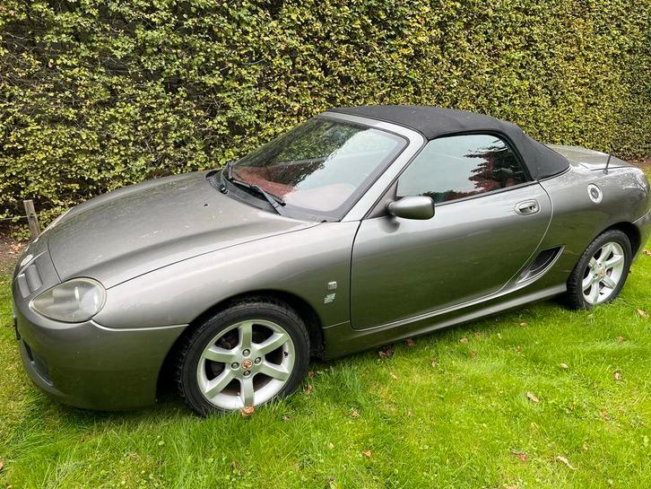 MG TF 1.8 I 135 2003 Grijs, Auto's, MG, Particulier, TF, ABS, Airbags, Alarm, Centrale vergrendeling, Elektrische buitenspiegels