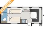 Kabe Royal 600 TDL Model 2026 - Nieuw, Caravans en Kamperen, Caravans, Rondzit, Schokbreker, Kabe, 6 tot 7 meter