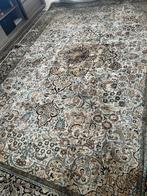 Prachtig Perzisch zijde handgemaakte tapijt 210x310, Crème, 200 cm of meer, Ophalen of Verzenden, Zo goed als nieuw