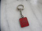Oude sleutelhanger reclame Spar winkel, rood, rond 1960, Verzamelen, Sleutelhangers, Verzenden, Gebruikt, Merk