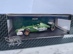 F1 Jaguar E. Irvine 1:43, Hobby en Vrije tijd, Ophalen of Verzenden, Zo goed als nieuw, Auto, Overige merken