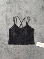 Kanten croptop maat S, Zwart, Nieuw, Ophalen of Verzenden, Bisou’s Paris