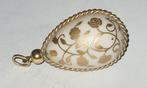 Hanger Franklin Mint Bisque Easter Egg 24 kt goud, Ophalen of Verzenden, Zo goed als nieuw, Goud, Goud