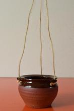 Retro vintage jaren 70 hang bloempot / plantenhanger, Antiek en Kunst, Ophalen of Verzenden