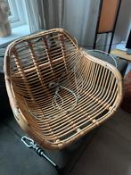 Bamboe stevige hangstoel met haak, Ophalen, Zo goed als nieuw, Zwart, Eén