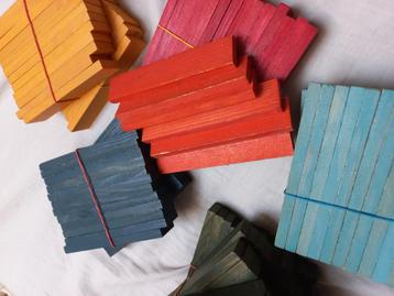 Kapla houten bouwplankjes 6 kleuren beschikbaar voor biedingen