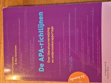 Petra Poelmans - De APA-richtlijnen beschikbaar voor biedingen