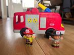 Fisher price little people brandweer, Ophalen of Verzenden, Zo goed als nieuw, Speelset, Met geluid