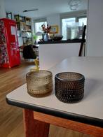 Iittala Kastelhelmi waxinelichthouders, Huis en Inrichting, Woonaccessoires | Kandelaars en Kaarsen, Ophalen, Zo goed als nieuw