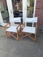 Regisseur stoelen, Inklapbaar, Gebruikt, Hout, Ophalen