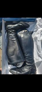 Tricolore lederen laarzen, Dieren en Toebehoren, Paardrijkleding, Ophalen of Verzenden, Zo goed als nieuw, Dressuur, Schoeisel