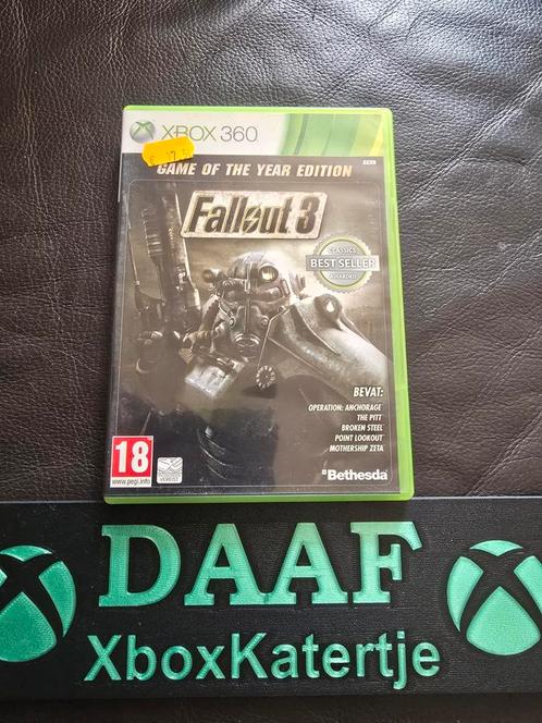 Fallout 3 goty (Nederlands) - xbox 360/one/series x, Spelcomputers en Games, Games | Xbox 360, Zo goed als nieuw, Avontuur en Actie