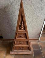 Houten hoekladekast, Ophalen