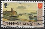 Eiland Man 1973 mi.20 VUURTOREN, Verzenden, Gestempeld, Plaats of Gebouw