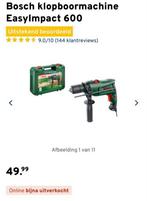 Bosch Easyimpact 600 met garantie, Doe-het-zelf en Verbouw, Gereedschap | Boormachines, Ophalen of Verzenden, Zo goed als nieuw