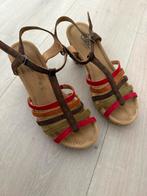 Gabor Comfort Lederen sandalen, mt39, Kleding | Dames, Schoenen, Overige kleuren, Gabor, Zo goed als nieuw, Sandalen of Muiltjes