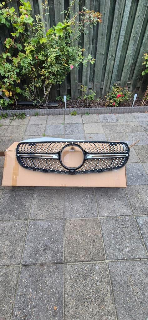 Originele Mercedes-Benz grille. Diamond grill voor Mercedes-, Auto-onderdelen, Carrosserie en Plaatwerk, Bumper, Mercedes-Benz