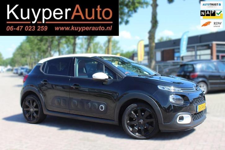 Citroen C3 1.2 PureTech S&S Shine NAP automaat camera clima, Auto's, Citroën, Bedrijf, Te koop, C3, ABS, Achteruitrijcamera, Airbags