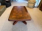 Eikenhouten salontafel met tegels - 150x90 cm, Ophalen, Gebruikt, 50 tot 100 cm, 150 tot 200 cm